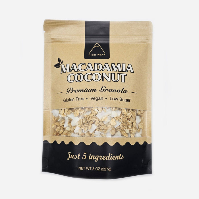 High Peak Granola Coconut Macadamia 8oz