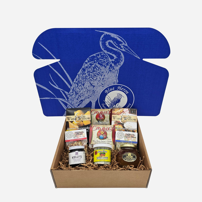 Blue Heron Party Starter Gift Box