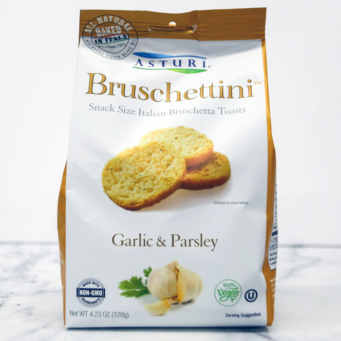 Asturi - Bruschettini - Garlic & Parsley 4.23oz