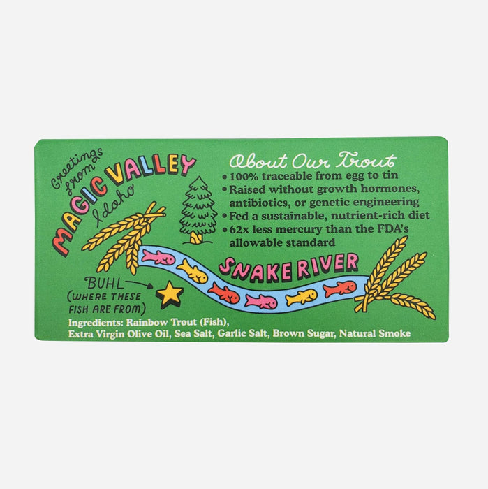 Fishwife Smoked Rainbow Trout 3.5oz