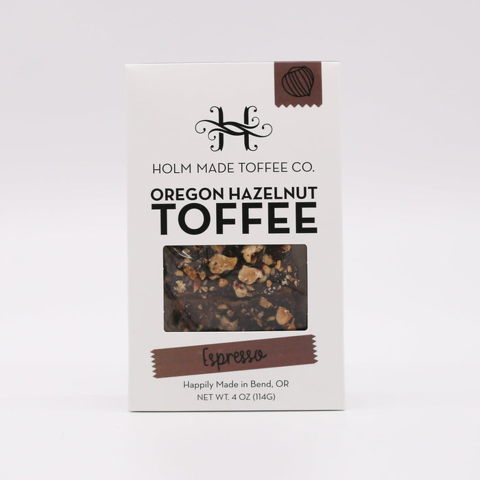 Holm Made Toffee Co. Hazelnut Toffee - Espresso 4oz