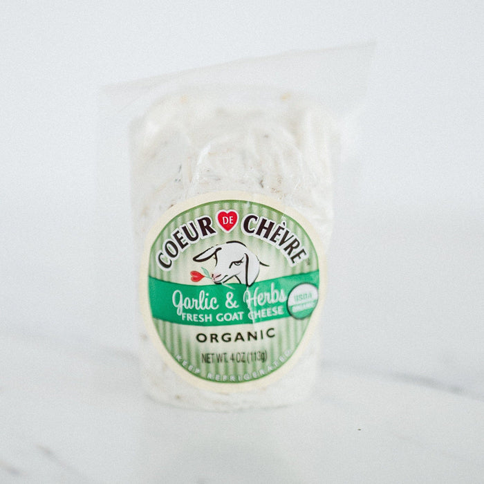 Montchevre Goat Cheese: Organic Garlic & Herbs 4oz