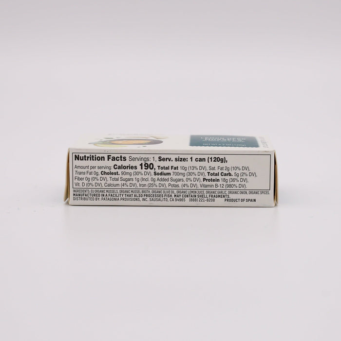 Patagonia Provisions Lemon Herb Mussels 4.2oz