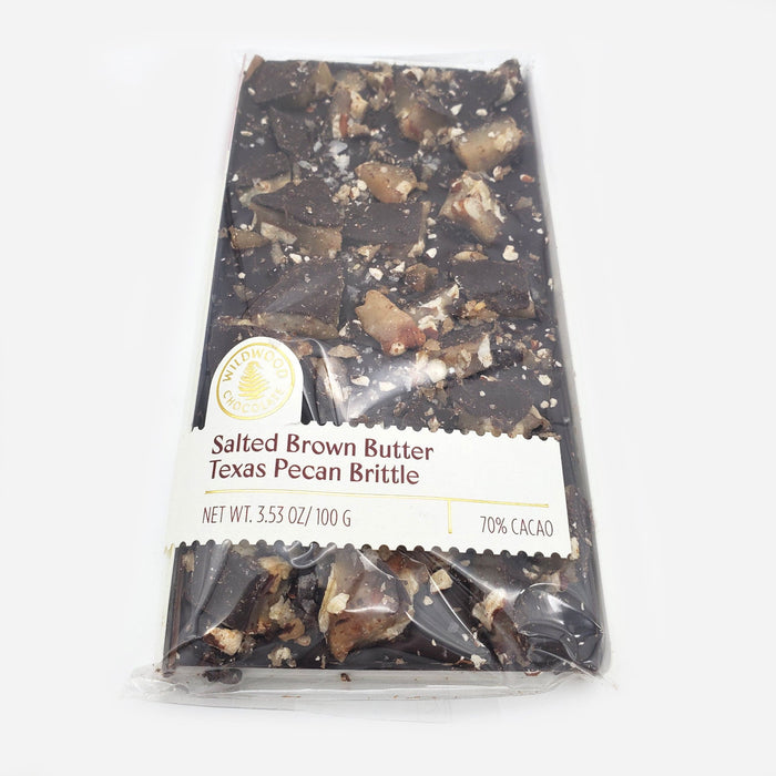 Wildwood Chocolate Salted Brown Butter Texas Pecan Brittle 3.53oz