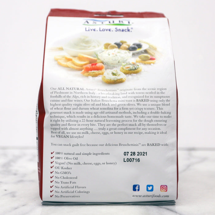 Asturi - Bruschettini - Black and Green Olives 4.23oz