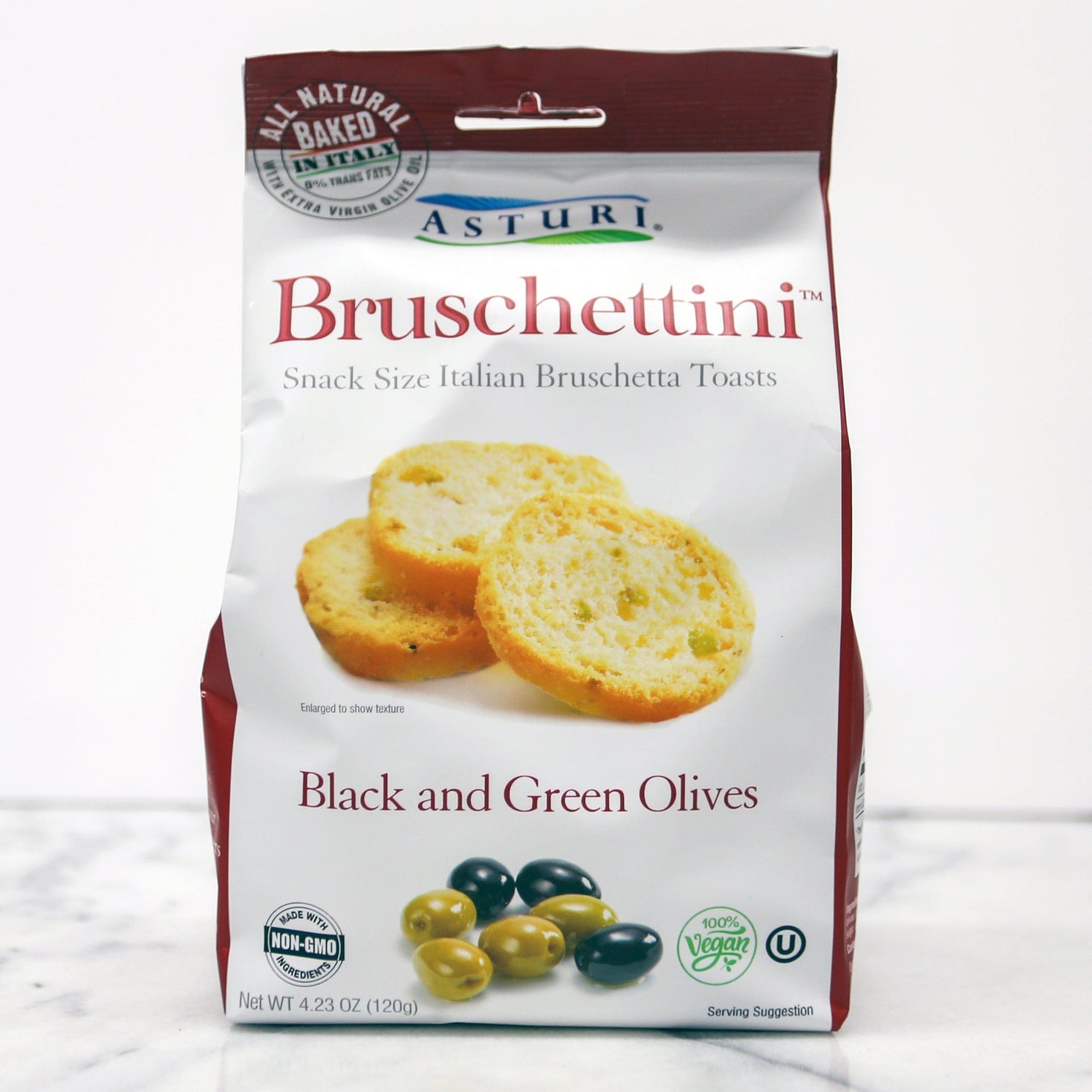 Asturi - Bruschettini - Black and Green Olives 4.23oz