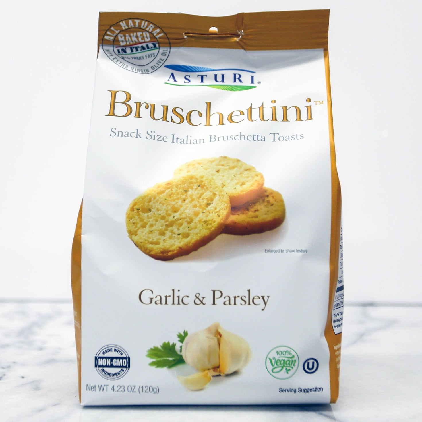 Asturi - Bruschettini - Garlic & Parsley 4.23oz