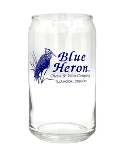 Blue Heron 16oz Beer Can Glass