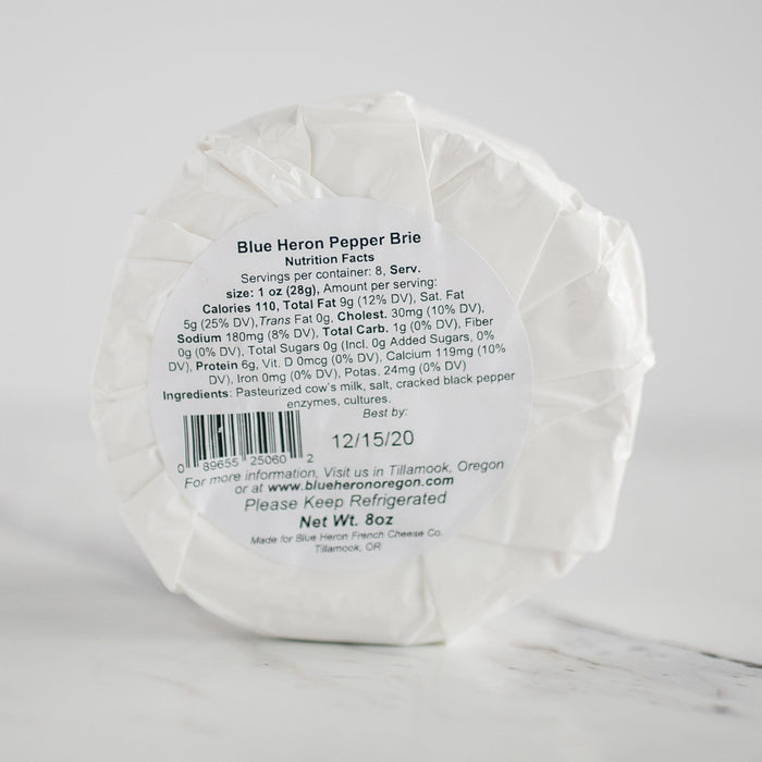 Blue Heron Brie: Pepper 8oz