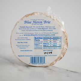 Blue Heron Brie: Smoked 8oz