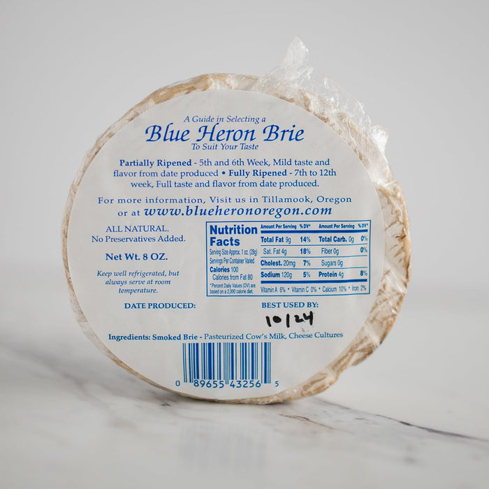 Blue Heron Brie: Smoked 8oz