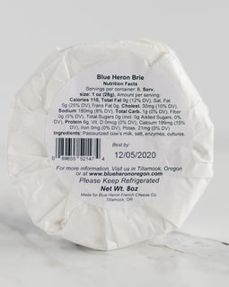 Blue Heron Brie: Traditional 8oz