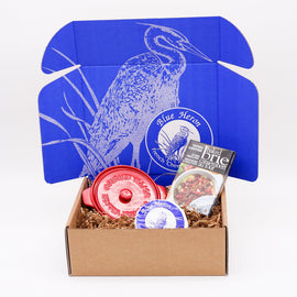 Blue Heron Ceramic Brie Baker Box
