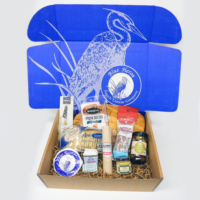 Blue Heron Cheese & Charcuterie Board Gift Box