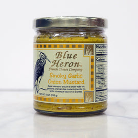 Blue Heron Mustard - Smoky Garlic Onion 9oz