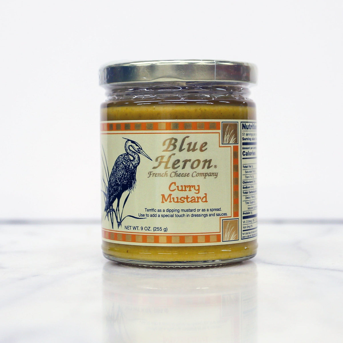 Blue Heron Mustard Curry 9oz — Blue Heron French Cheese Co.