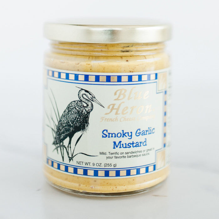 Blue Heron Mustard: Smoky Garlic 9oz