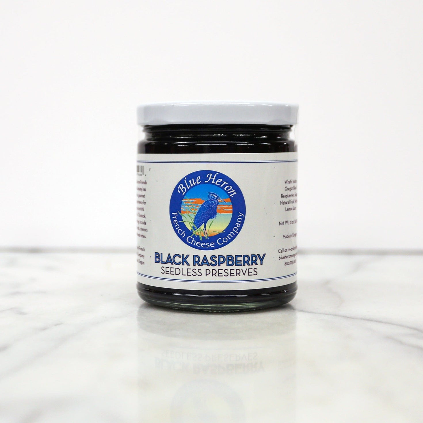 Blue Heron Preserves - Black Raspberry Seedless 12oz