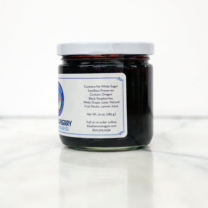 Blue Heron Preserves - No added sugar Black Raspberry 10oz