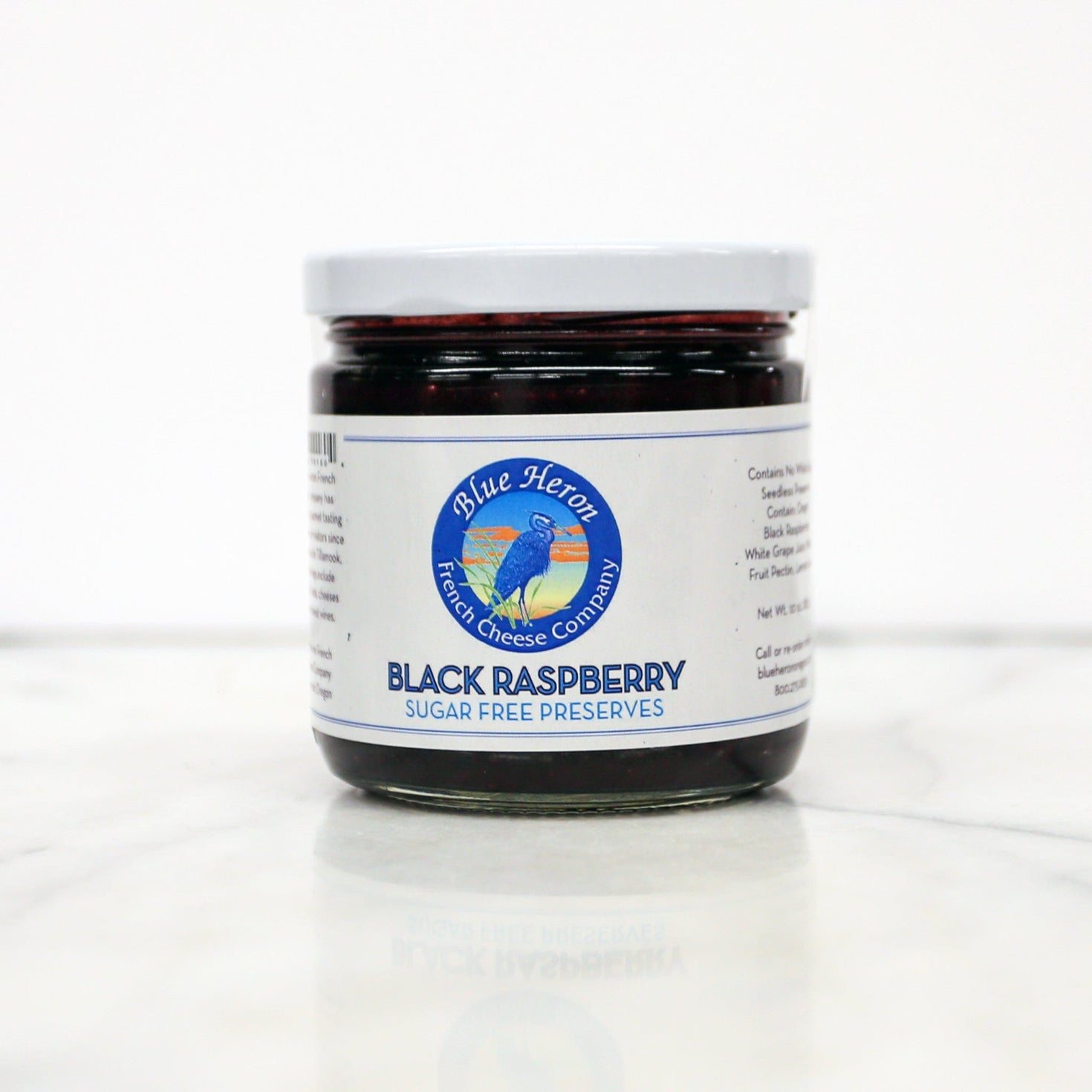 Blue Heron Preserves - No added sugar Black Raspberry 10oz