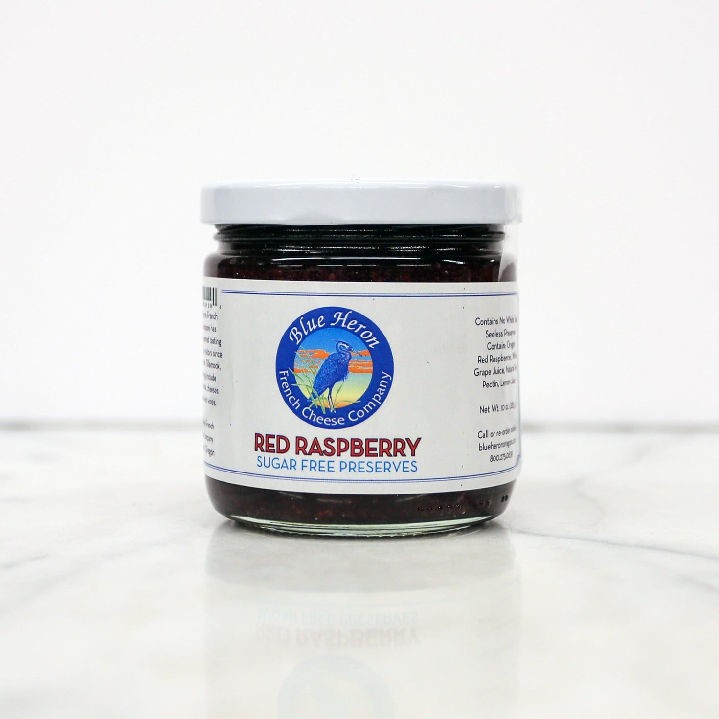 Blue Heron Preserves - No added sugar Red Raspberry 10oz