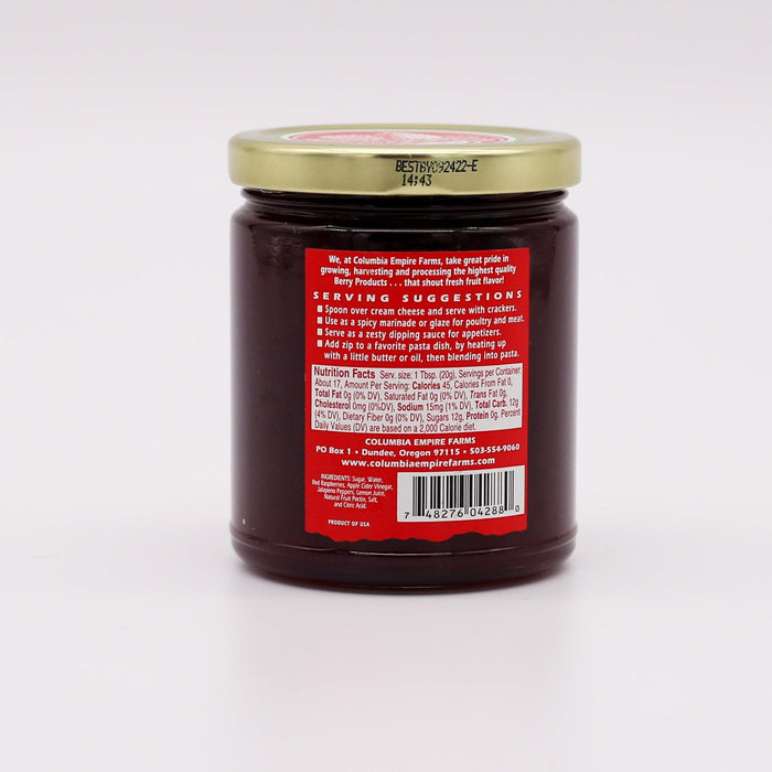 Columbia Empire Farms Pepper Jelly: Raspberry 12oz