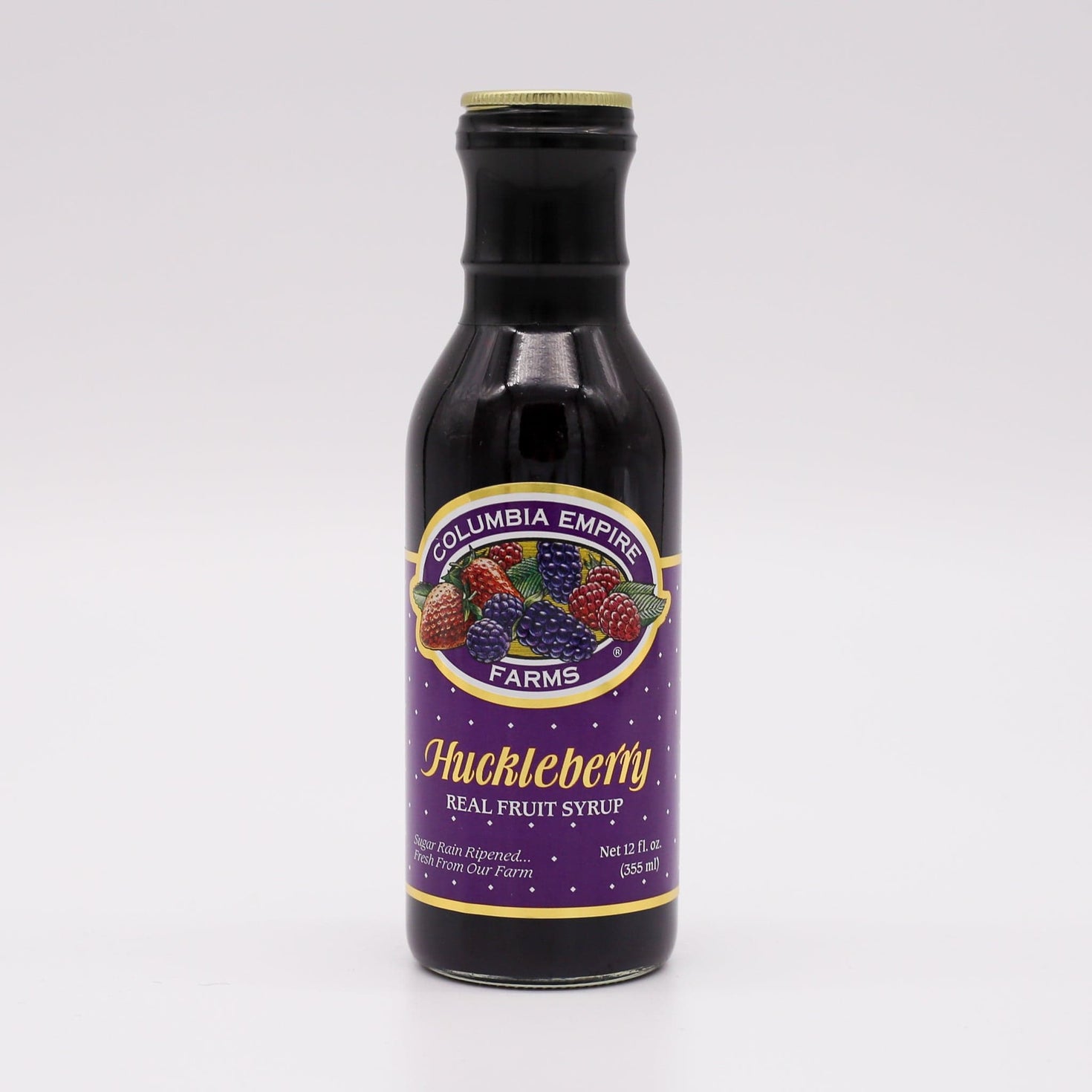 Columbia Empire Farms Syrup: Huckleberry 12oz