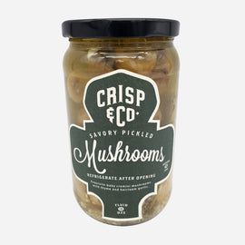 Crisp and Company Savory Pickled Mushrooms 16oz