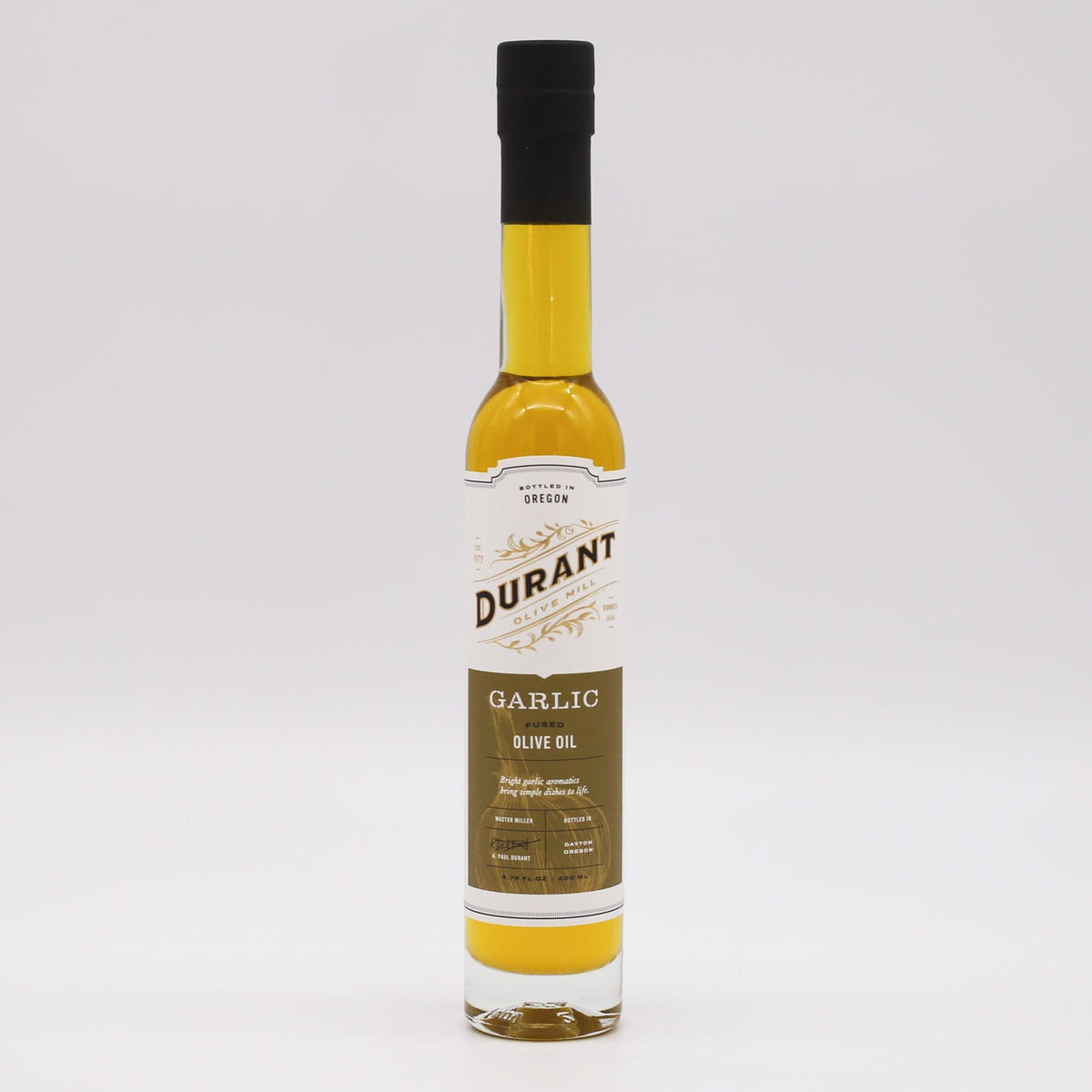 Durant Olive Oil - Garlic Fused 6.76oz — Blue Heron French Cheese Co.