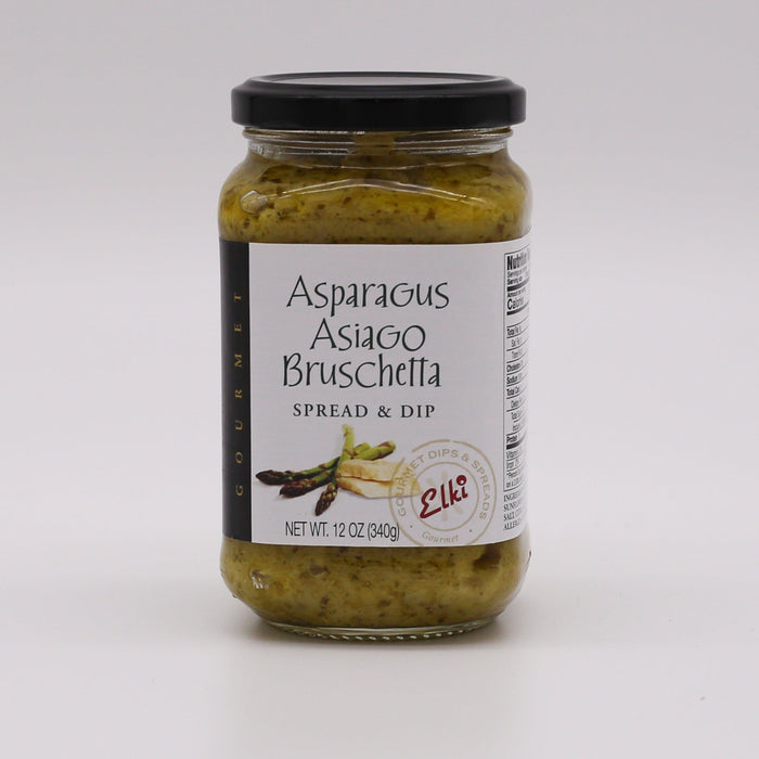 Elki Spread & Dip - Asparagus Asiago Bruschetta 12oz