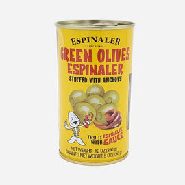 Espinaler Green Olives Stuffed with Anchovy 12oz