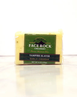 Face Rock Creamery Cheddar: Vampire Slayer Garlic 6oz