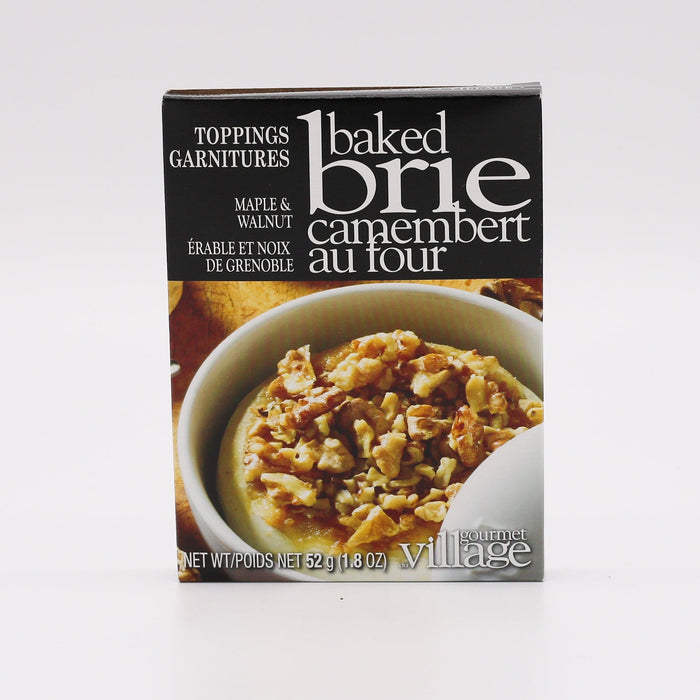 Gourmet Village Baked Brie Toppings: Maple & Walnut 1.8oz