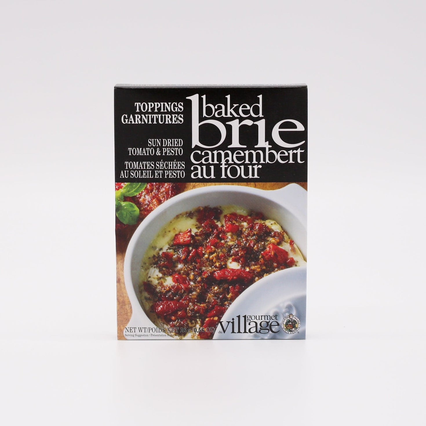 Gourmet Village Baked Brie Toppings: Sun Dried Tomato & Pesto .56oz