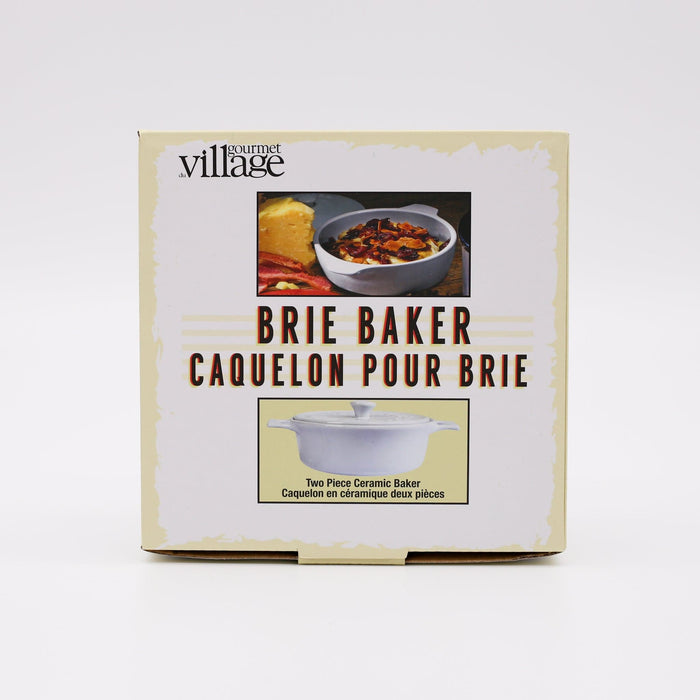 Gourmet Village Ceramic Brie Baker White