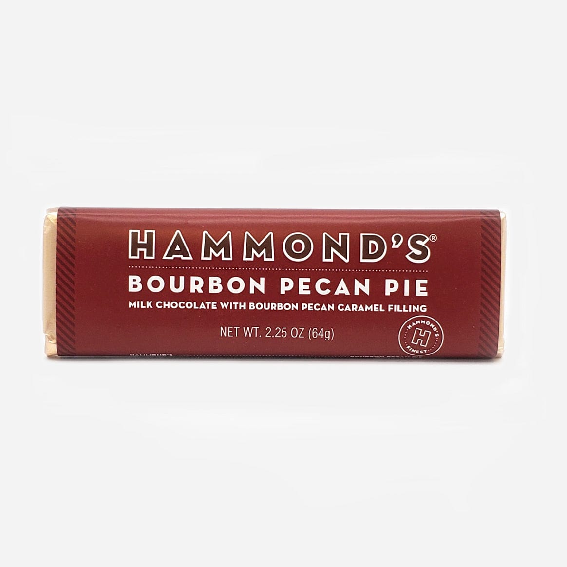 Hammond's Bourbon Pecan Pie Milk Chocolate Bar 2.25oz