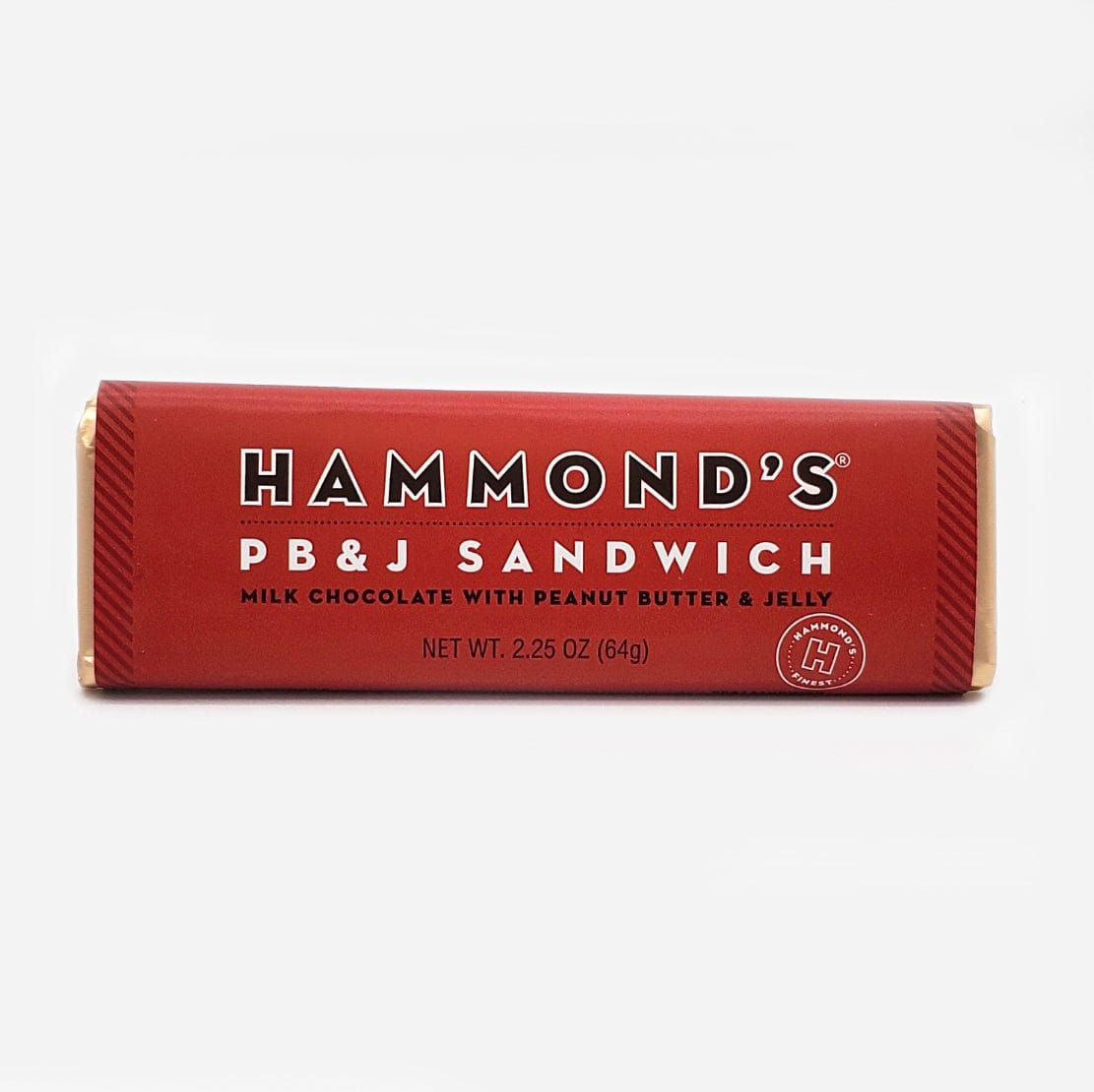 Hammond's PB & J Sandwich Milk Chocolate Bar 2.25oz