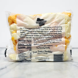 Hennings Curds Two Tone Cheddar Cheese Curds 10oz