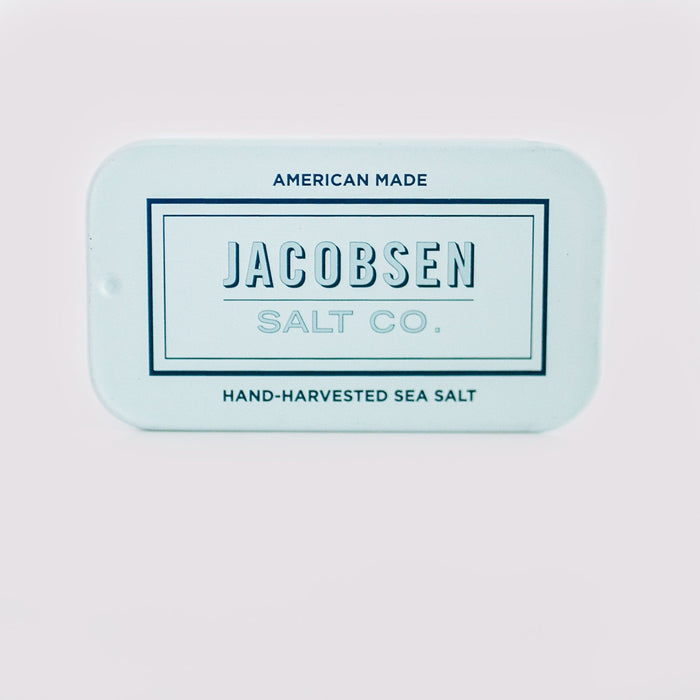 Jacobsen Salt: Sea Salt Slide Tin .42oz — Blue Heron French Cheese Co.