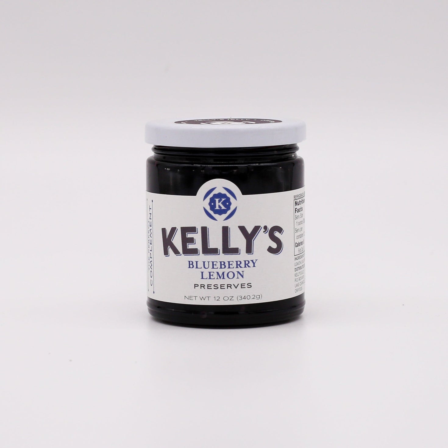 Kelly's Jelly Preserves: Blueberry lemon 12oz