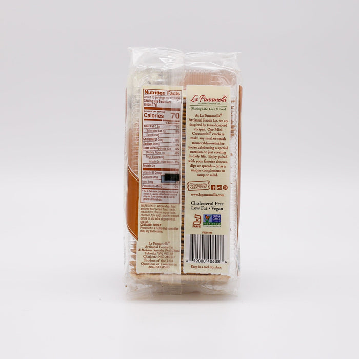 La Panzanella Crackers: Whole Wheat Croccantini 6oz