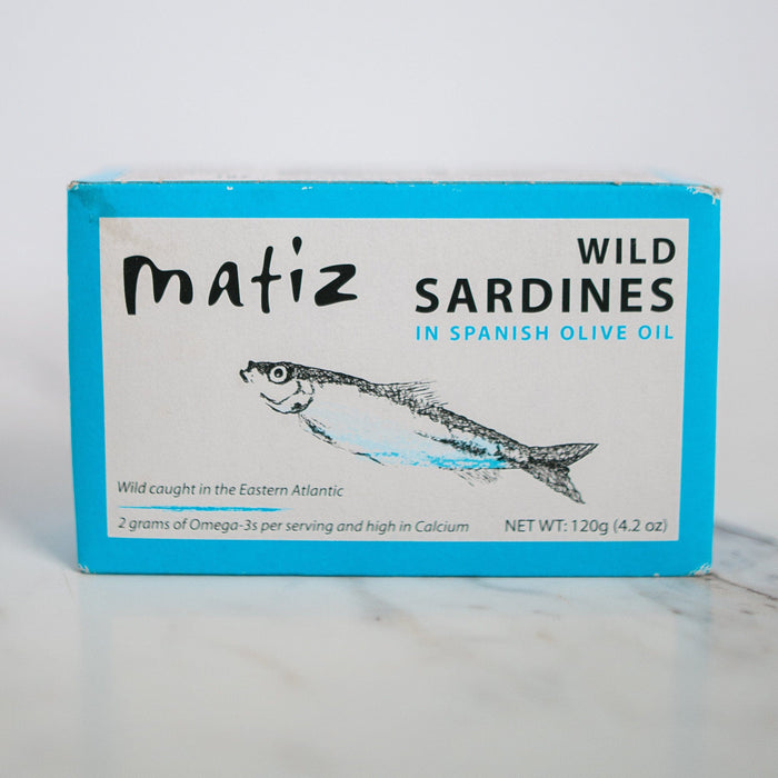 Matiz Tinned Fish: Sardines in Olive Oil 4.2oz