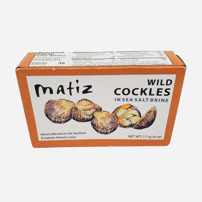 Matiz Wild Cockles in Sea Salt Brine 4oz