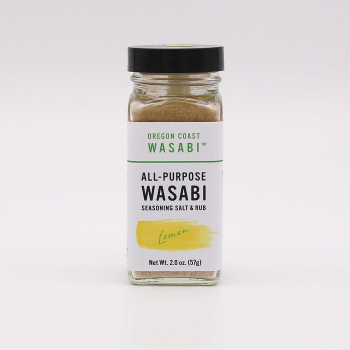 Oregon Coast Wasabi - Wasabi Lemon Seasoning Salt 2.0oz