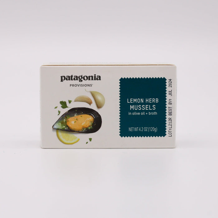 Patagonia Provisions Lemon Herb Mussels 4.2oz