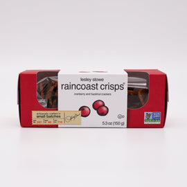 Raincoast Crisps Crackers: Cranberry & Hazelnut 5.3oz