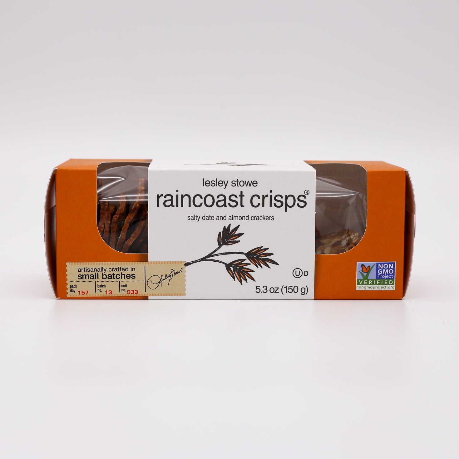 Raincoast Crisps Crackers: Salty Date & Almond 5.3oz