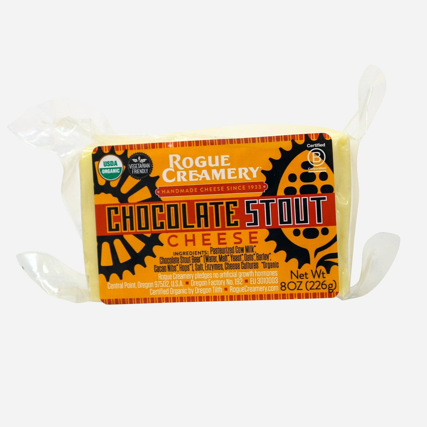 Rogue Creamery Cheddar: Chocolate Stout 8oz