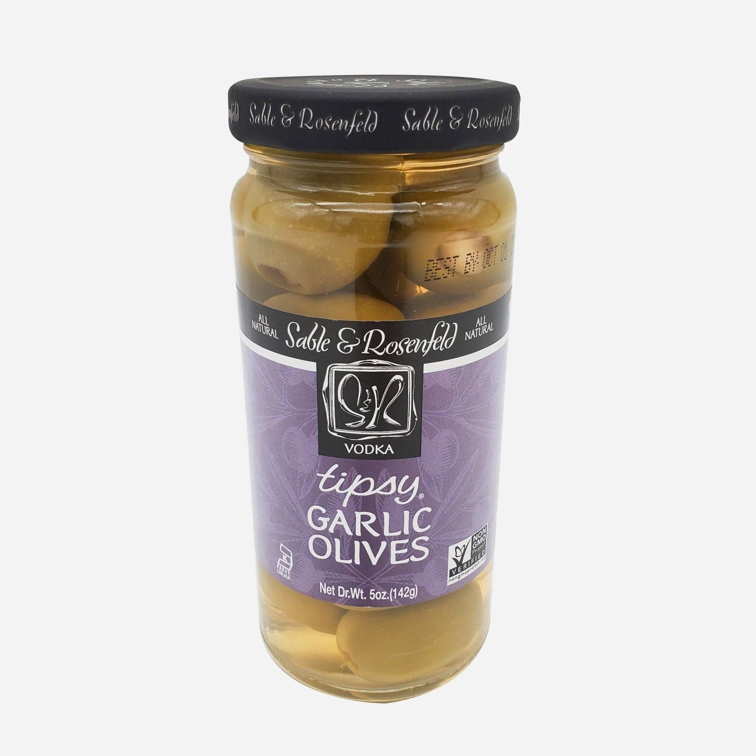 Sable and Rosenfeld Tipsy Garlic Olives 5oz