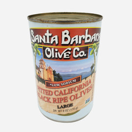 Santa Barbara Olive Co - Pitted California Black Ripe Olives 6oz